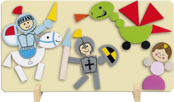Detoa puzzle magnétiques chevaliers