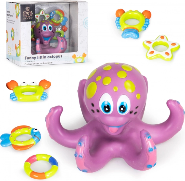 Poulpe de bain joyeux