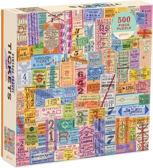 Galison puzzle Billets de voyage vintage 500 pièces