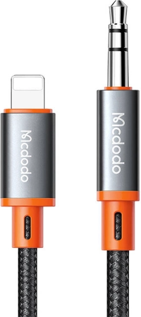 Câble audio Mcdodo Lightning vers jack 3,5 mm AUX, 1,8 m, noir