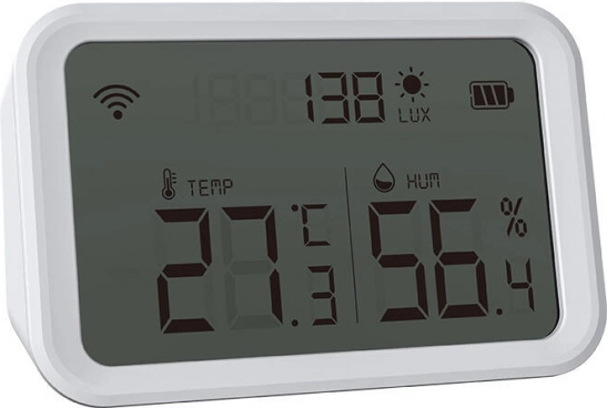 Capteur de température et d'humidité avec affichage et connexion Wi-Fi