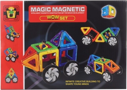 Jeu de construction magnétique pour enfants 16 pièces