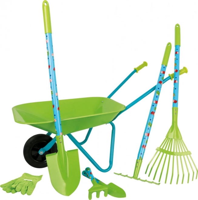 Grand ensemble de jardin pour enfants avec brouette