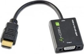 Adaptateur HDMI mâle à VGA femelle, noir, 10 cm