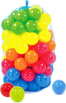 Ballons colorés pour piscine 7 cm