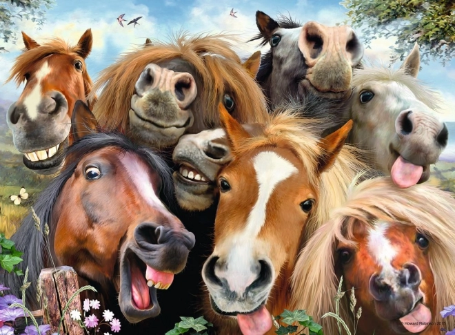 Puzzle avec motif Chevaux 500 pièces