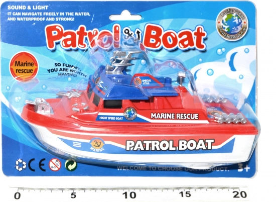 Bateau à moteur pour l’eau 20 cm à piles