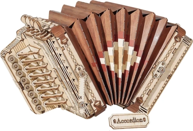 Puzzle 3D en bois Accordéon