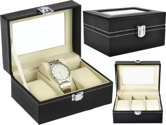 Organisateur pour montres à 3 compartiments MALATEC