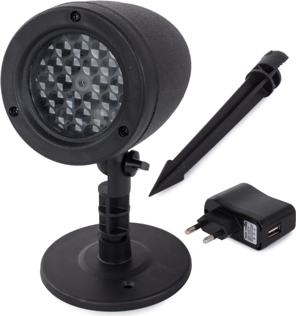 Projecteur LED de Noël – projecteur extérieur étanche avec étoiles
