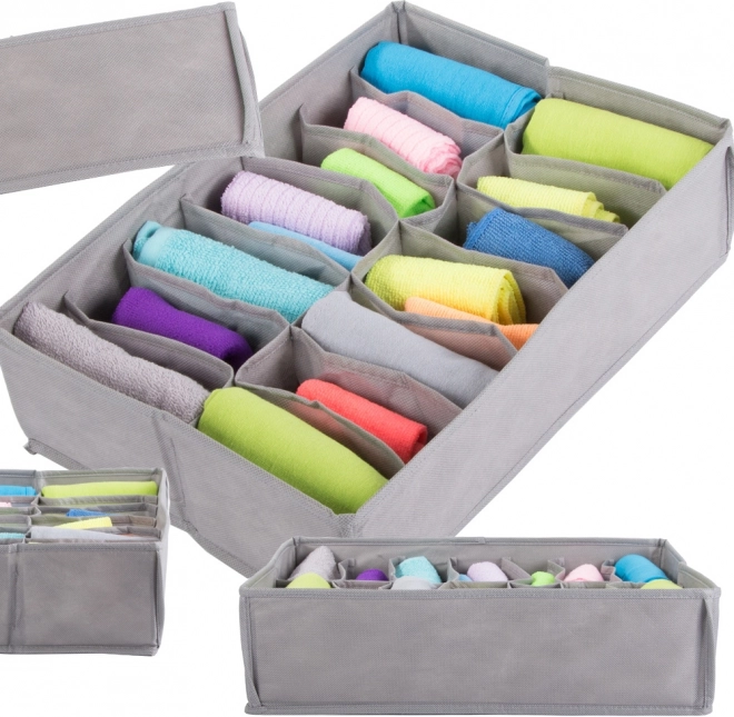 Organisateur textile pour sous-vêtements avec 14 compartiments