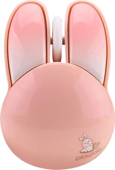 Souris sans fil MOFII Bluetooth avec motif lapin blanc-rose