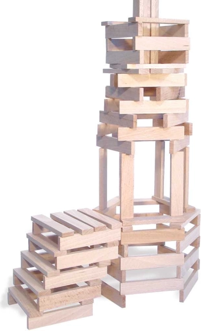 Kit de construction en bois Vilac Batibloc 200 pièces
