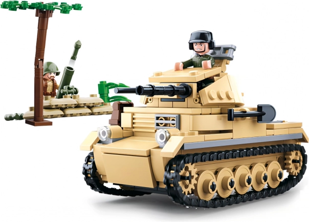 Jeu de construction Sluban WWII Char Allemand Panzer II