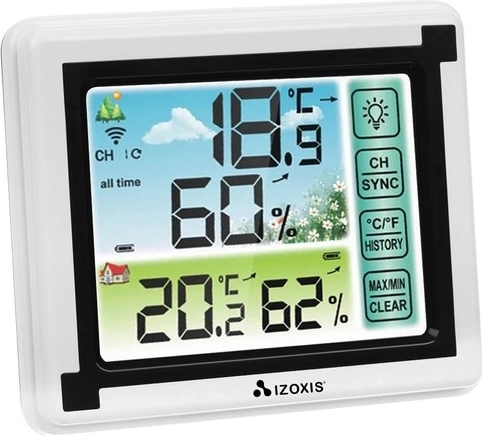 Station météorologique sans fil avec hygromètre