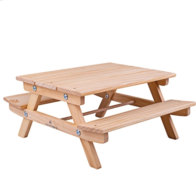 Banc de pique-nique en bois pour poupées Bigjigs Toys