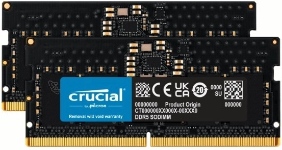 Mémoire DDR5 SODIMM 24GB/5600 (2x12GB) CL46
