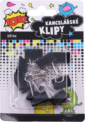 Pince de bureau 10 pcs, 19 mm