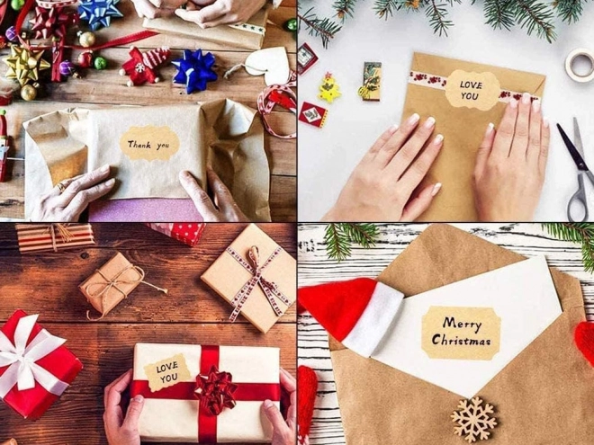 Étiquettes autocollantes pour épices et cadeaux