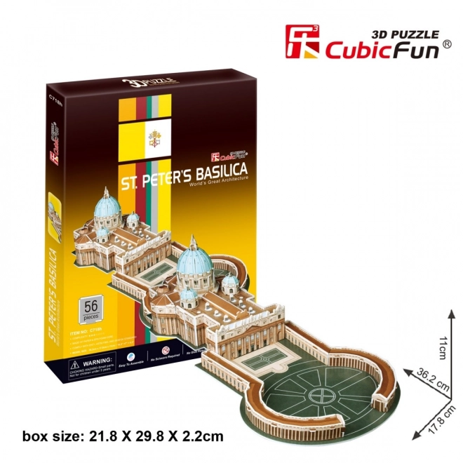 Puzzle 3D basilique Saint-Pierre