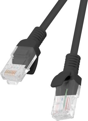 Câble patch Cat 5e 0,25 m noir – 10 pcs
