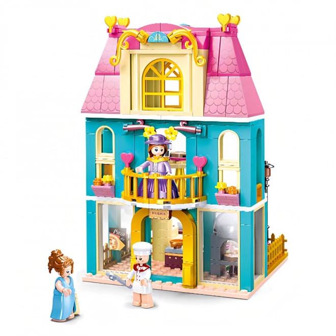 Village Rêve de Filles Sluban M38-B0875 Maison à deux étages avec grenier