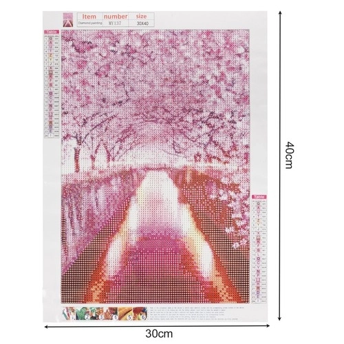 Kit de Peinture au Diamant - Arbres en Fleurs