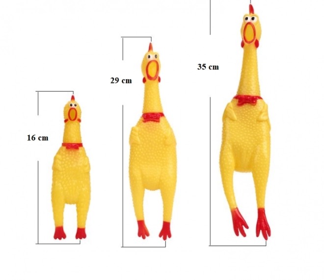 Jouet couineur pour chiens - poulet, 16 cm