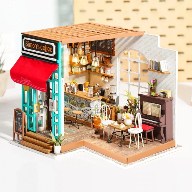 Café de Šimon - Café Miniature DIY dans une Maison de Poupée