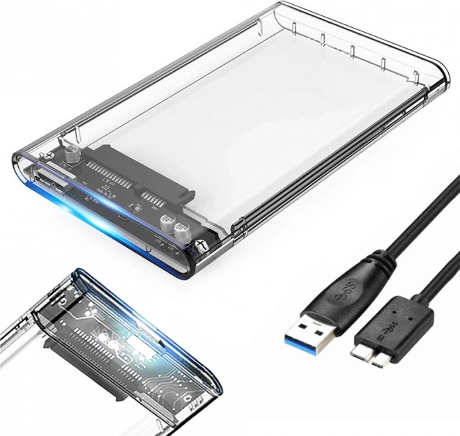Coque pour HDD/SSD 2,5'' avec USB 3.0
