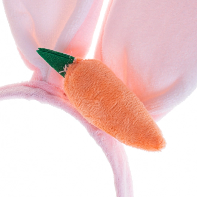 Costume de lapin avec tutu orange et serre-tête avec carotte