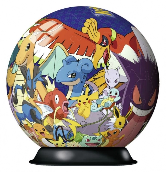 Puzzle-Boule 3D Pokémon - 72 pièces
