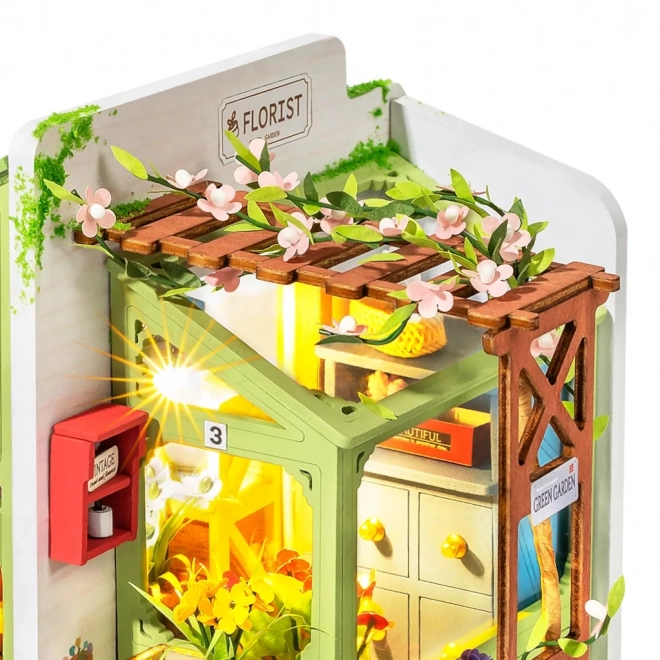 Fleurs de printemps - Maison de poupée miniature DIY