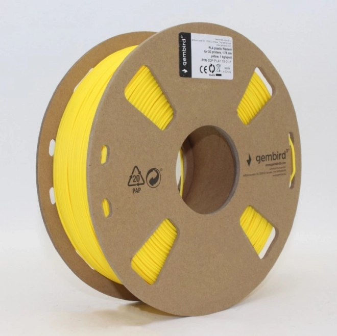 Filament d'impression 3D PLA 1.75 mm jaune