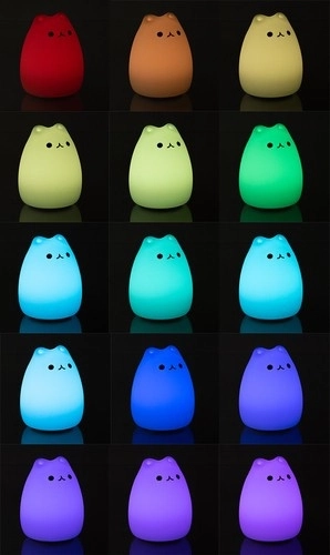 Lampe de nuit LED - chaton