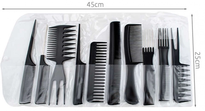 Peignes de coiffure - ensemble de 10 pcs