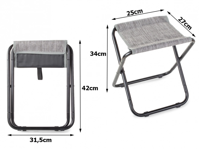 Chaise de pêche pliable touristique