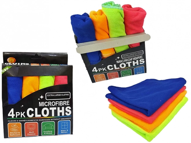 Ensemble de chiffons de nettoyage en microfibre