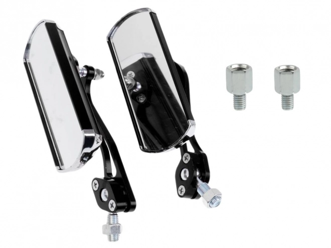 Rétroviseur en aluminium pour moto avec support léger et adaptateur
