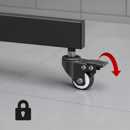 Mobilité en toute sécurité grâce aux roulettes avec frein