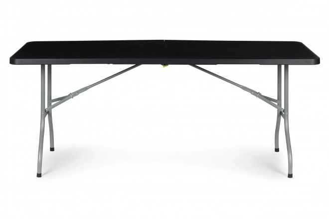 Table de banquet pliante de jardin 153 cm - noir