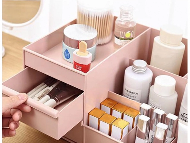 Organisateur pour cosmétiques et bijoux avec tiroirs