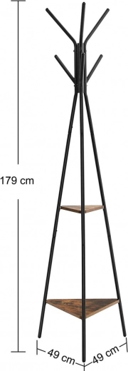 Trépied stable et crochets sécurisés