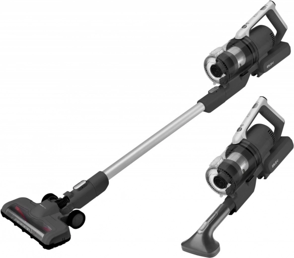 2 en 1 : aspirateur-balai et aspirateur à main