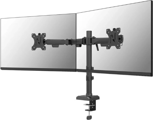 Support d’écran ajustable Neomounts DS60-600BL2 pour deux moniteurs