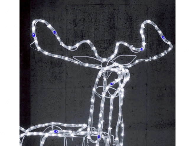 Renne LED lumineux avec tête mobile