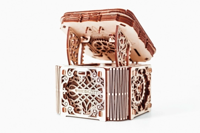 Casse-tête mécanique en bois Boîte Mystérieuse