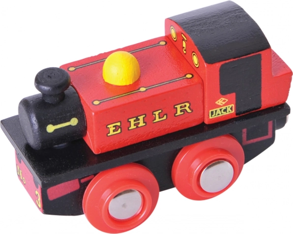 Réplique en bois de la locomotive Jack Bigjigs Rail