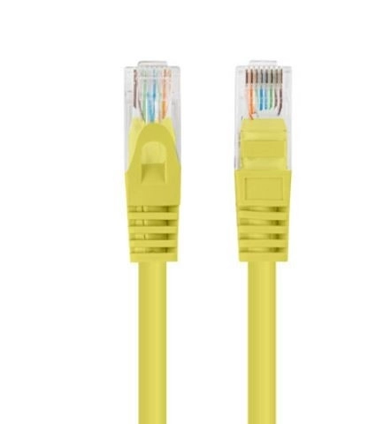 Cordon patch jaune cat. 5e UTP 3m 10 pcs