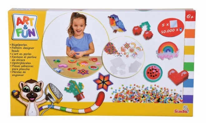 A&F Coffret cadeau de perles à repasser 10 000 pcs